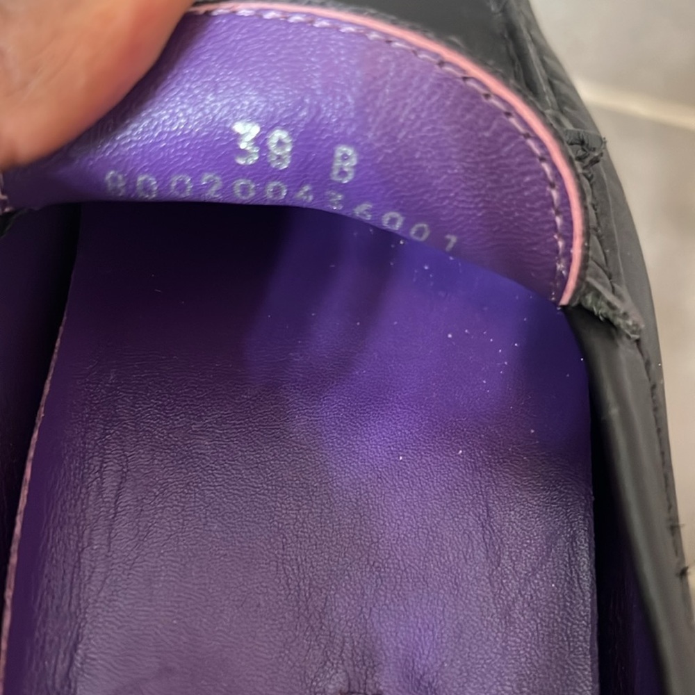 Ralph Lauren Collection Purple Label Leather DASITA Driving Loafer Shoe Sz 7.5 - Picture 9 of 11
